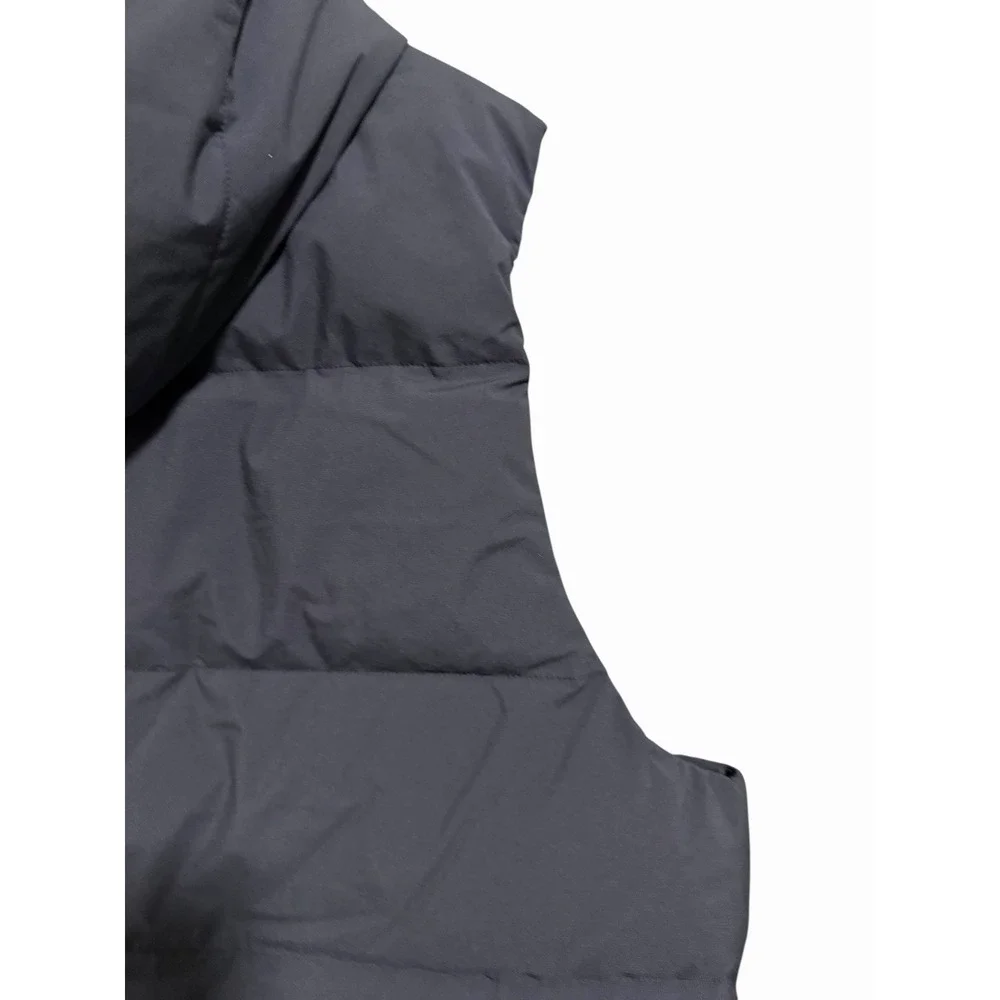 Adidas Black Helionic CLIMAWARM Hooded Down Vest Warm Winter Puffer Mens Size XL